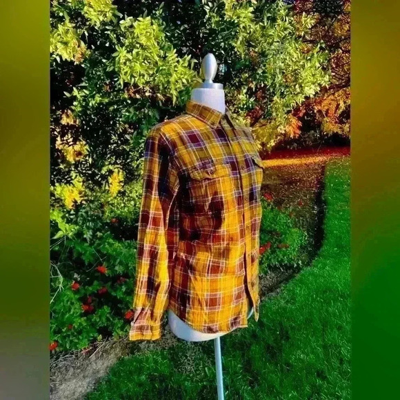 GEORGE flannel button-down long sleeve shirt - Picture 4 of 6